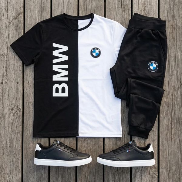 ست تیشرت شلوار bmw مردانه مدل Noman