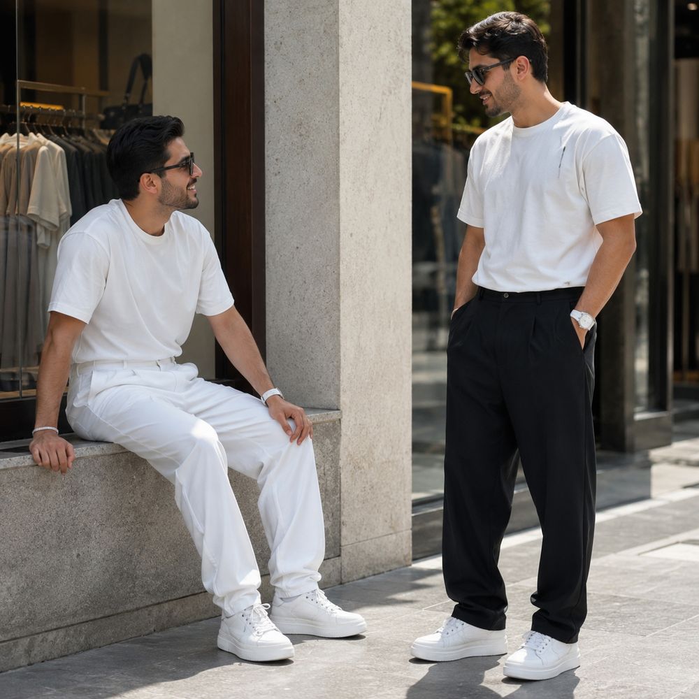 خرید اینترنتی قیمت شلوار مردانه مازراتی بگ مدل Italy-مشکی