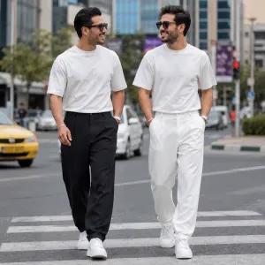 خرید اینترنتی قیمت شلوار مردانه مازراتی بگ مدل Italy-مشکی