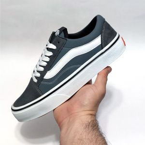 قیمت ارزان کتانی ونس اولداسکول طوسی Vans Old Skool