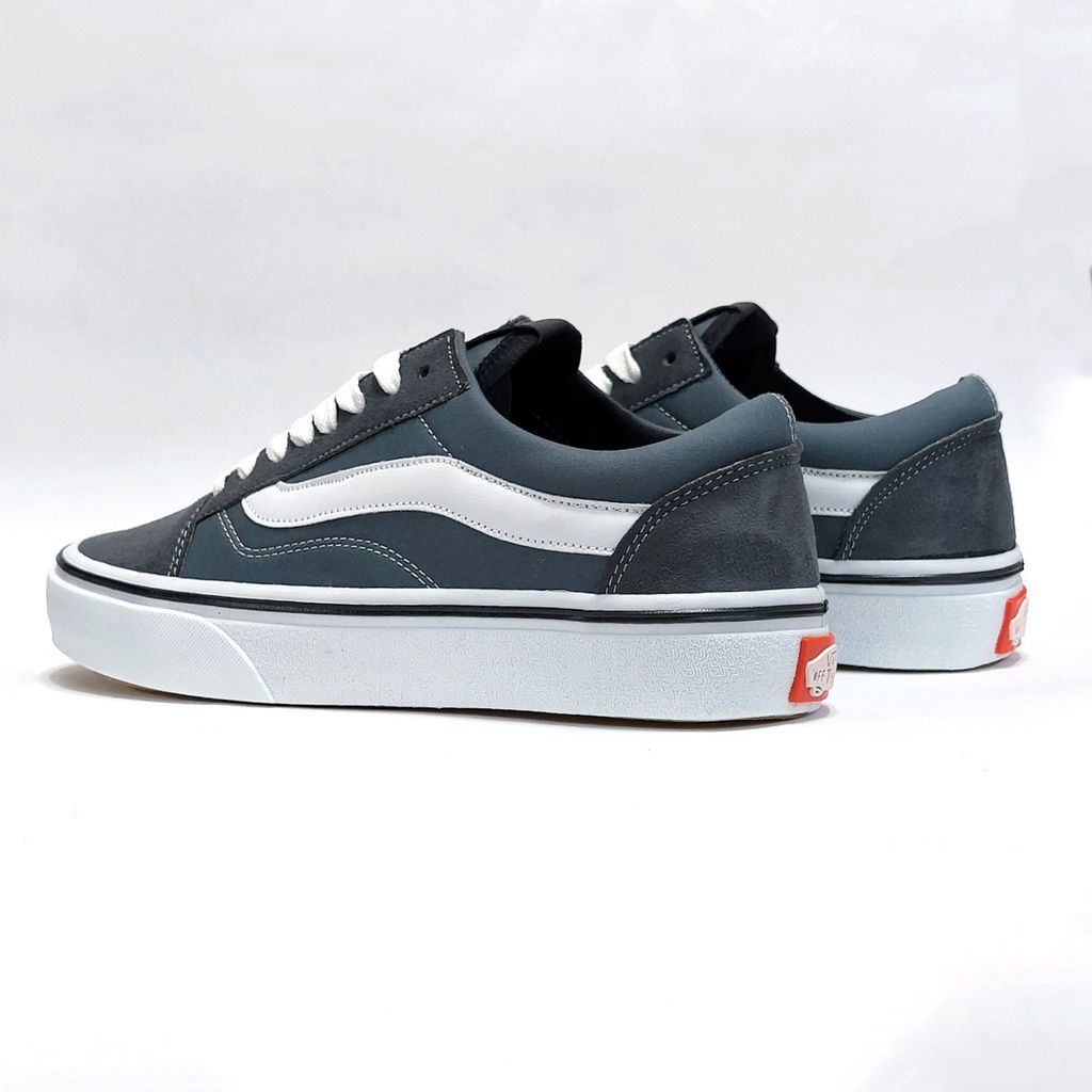 قیمت ارزان کتانی ونس اولداسکول طوسی Vans Old Skool