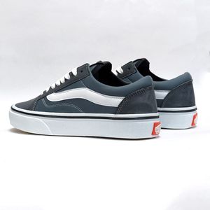 قیمت ارزان کتانی ونس اولداسکول طوسی Vans Old Skool