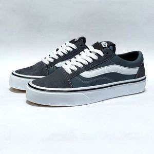 قیمت ارزان کتانی ونس اولداسکول طوسی Vans Old Skool