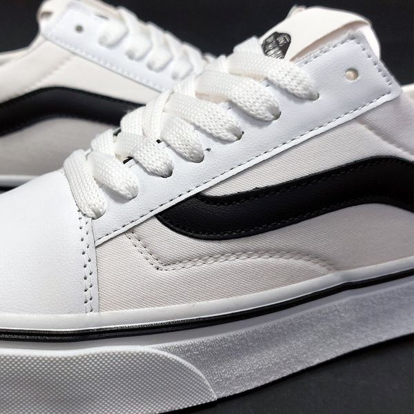 ونس اولداسکول سفید خط مشکی Vans Old Skool