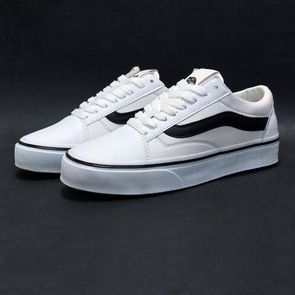 ونس اولداسکول سفید خط مشکی Vans Old Skool