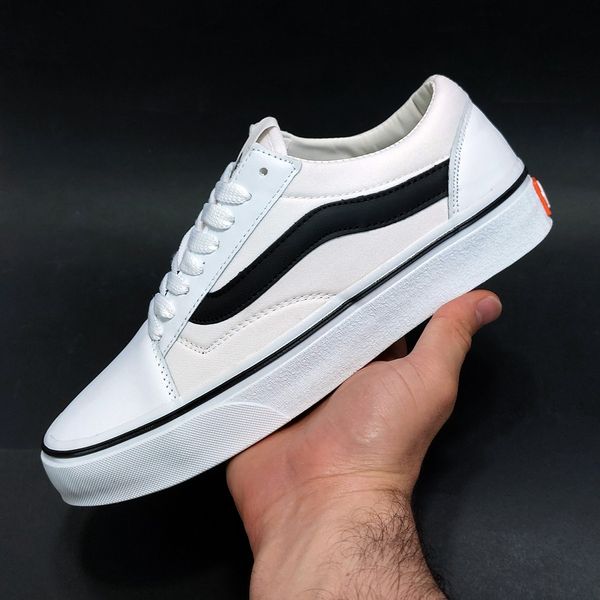 ونس اولداسکول سفید خط مشکی Vans Old Skool