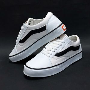 فروش اینترنتی ونس اولداسکول سفید خط مشکی Vans Old Skool
