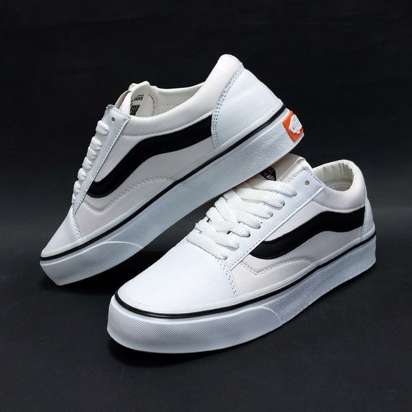ونس اولداسکول سفید خط مشکی Vans Old Skool