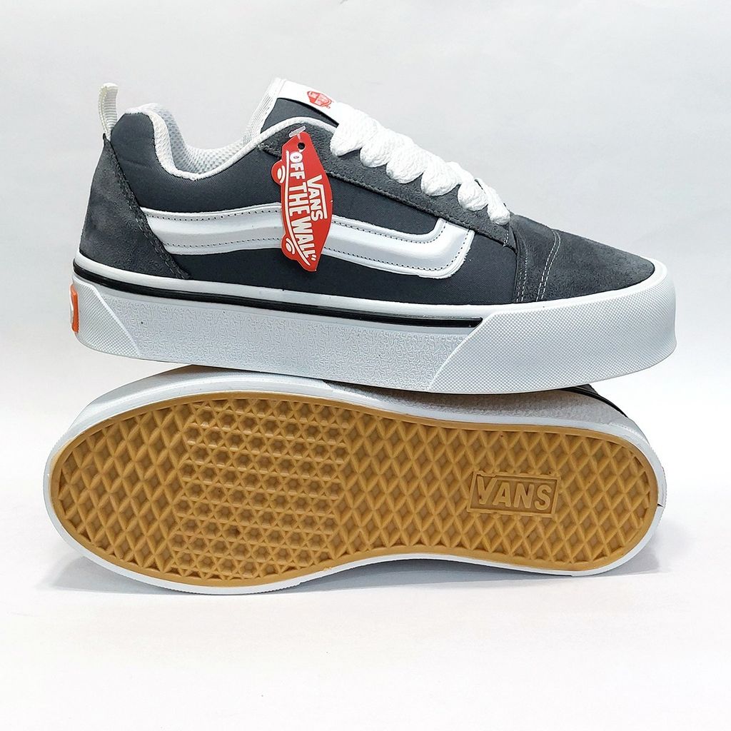 خرید آنلاین کتانی ترند ونس کنو اسکول طوسی  Vans Knu Skool