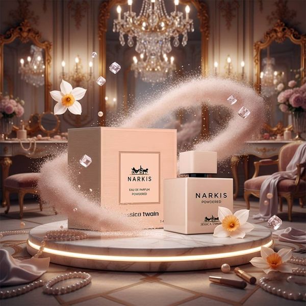 عطر ادکلن زنانه نارسیسو پودری جسیکا توین فرانسه مدل نارکیس