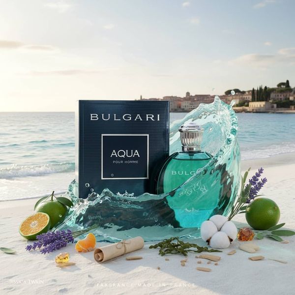 عطر ادکلن مردانه بولگاری آکوا پور هوم جسیکا توین فرانسه  - 100 میل