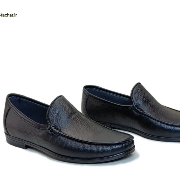 کفش کالج مردانه چرم طبیعی دست دوز si718