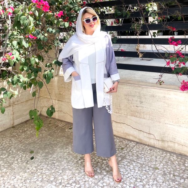 مانتو تابستانه زنانه مدل دریا (کالکشن فروزان نریمیسا)