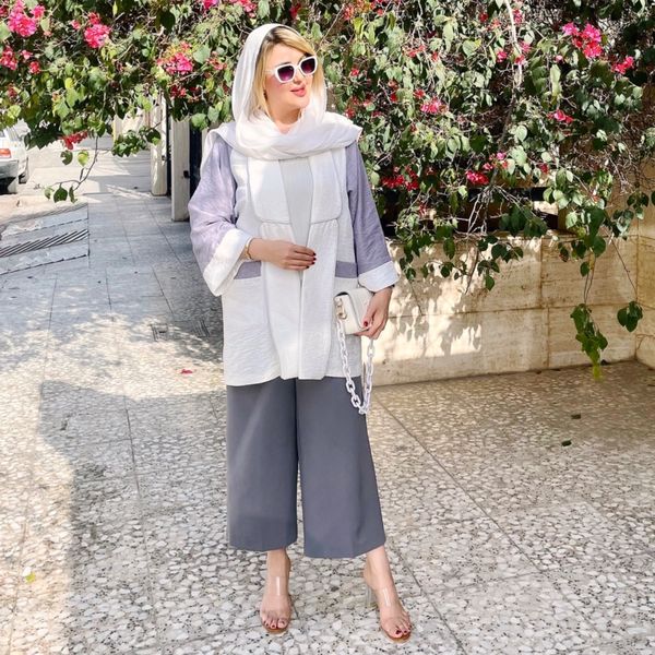 مانتو تابستانه زنانه مدل دریا (کالکشن فروزان نریمیسا)