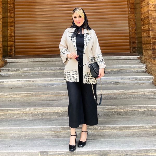 مانتو زنانه مدل روشا (کالکشن فروزان نریمیسا)