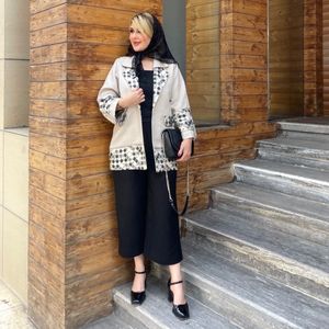 فروش اینترنتی مانتو زنانه مدل روشا (کالکشن فروزان نریمیسا)