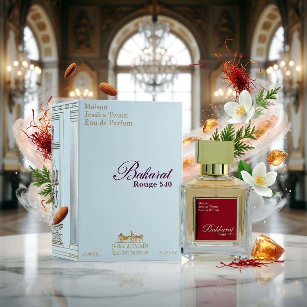مشخصات عطر ادکلن زنانه باراکات رژ 540 سفید جسیکا توین فرانسه - 100 میل