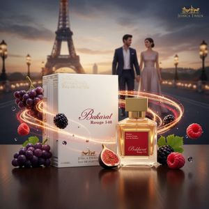 عطر ادکلن مردانه باراکات رژ 540 سفید جسیکا توین فرانسه - 100 میل