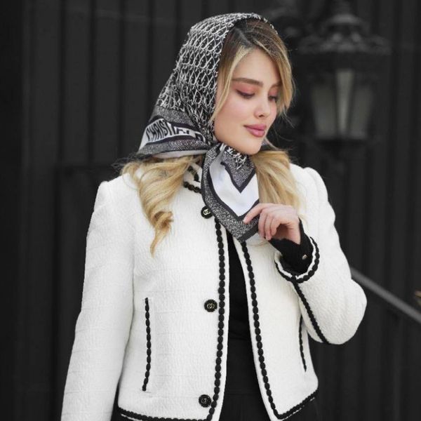 روسری مینی تمام نخ
