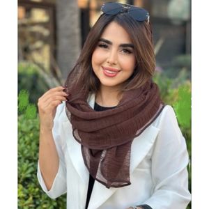 شال حریر کنفی دور گاندوزی