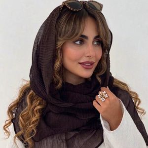 قیمت شال حریر کنفی دور گاندوزی