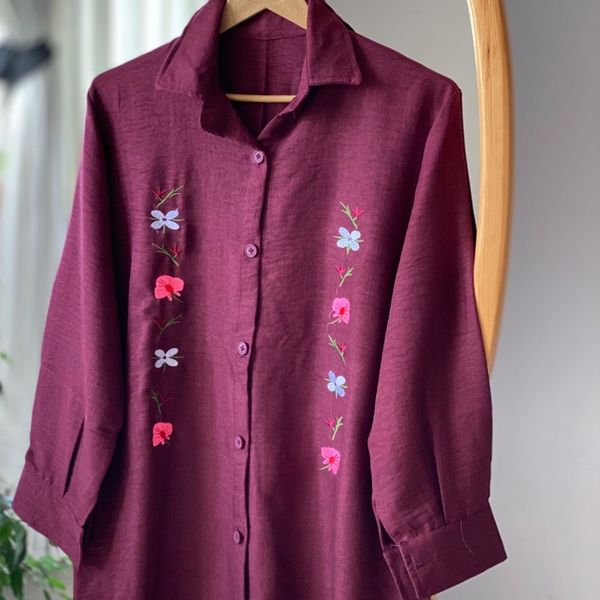 مانتو گلدوزی نگین ارا