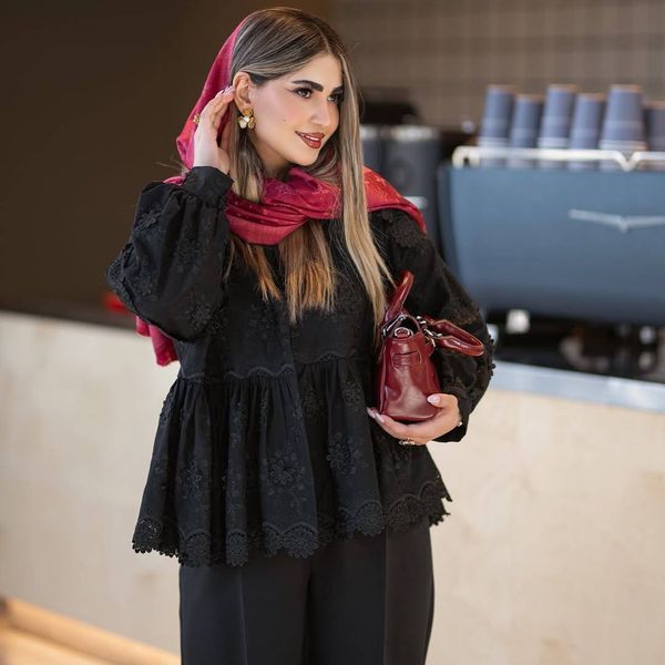 مانتو لینن تابستانی مدل ستاره سایزبندی(36_42)