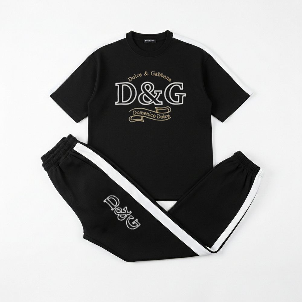 خرید اینترنتی قیمت ست تیشرت و شلوار مردانه بنگال کش مدل D and G