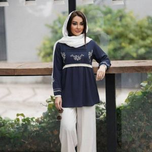 فروش اینترنتی تونیک گلدوزی شده مهتا