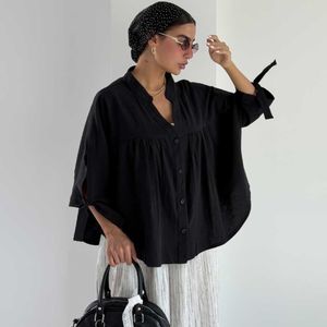 قیمت شومیز لینن چین دار کد 220687