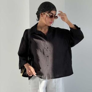 مشخصات شومیز حریر پشت دکمه کد 220669