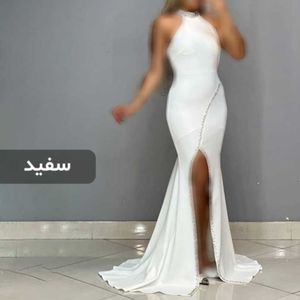 ماکسی دور گردن سنگدوزی چاکدار شرق