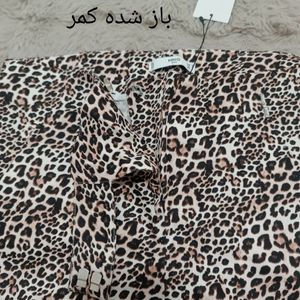قیمت شلوار پلنگی برند اصلی منگو اورجینال mango