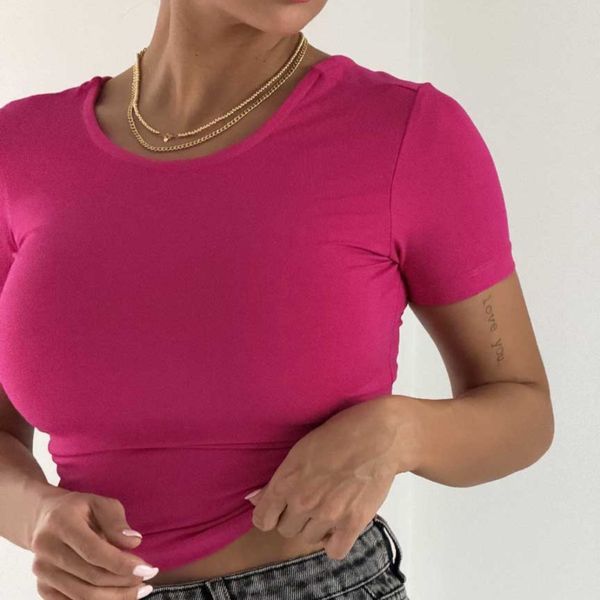 بلوز ساده LYCRA کد 180597