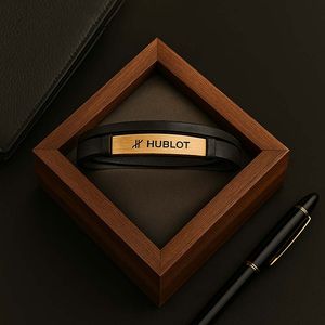 دستبند چرم مردانه مدل پلاک دار