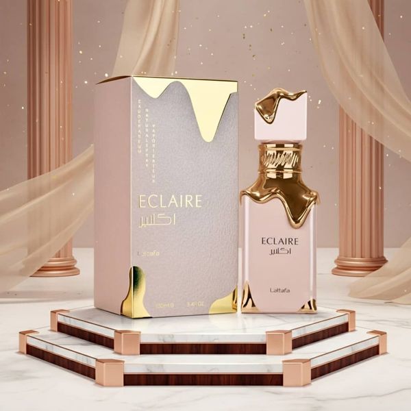 عطر ادکلن عربی زنانه اکلایر لطافه اصل - رایحه بیانکو لاته - 100 میل
