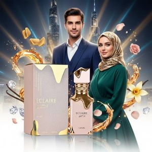 عطر ادکلن عربی زنانه اکلایر لطافه اصل - رایحه بیانکو لاته - 100 میل