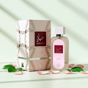 مشخصات عطر ادکلن زنانه حیاتی رز فراگرنس ورد - هارد باکس - گرم و شیرین - 100 میل