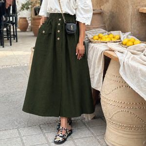 مشخصات دامن کتان نادری ana
