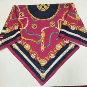 روسری یا مینی اسکارف طرحدار نخی زنانه rsr3w