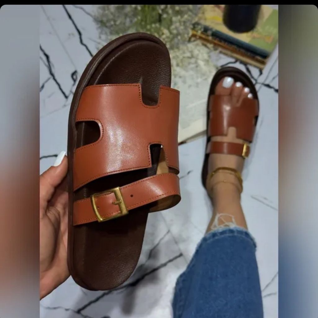 خرید انلاین صندل هرمس سگک دار کد 0129