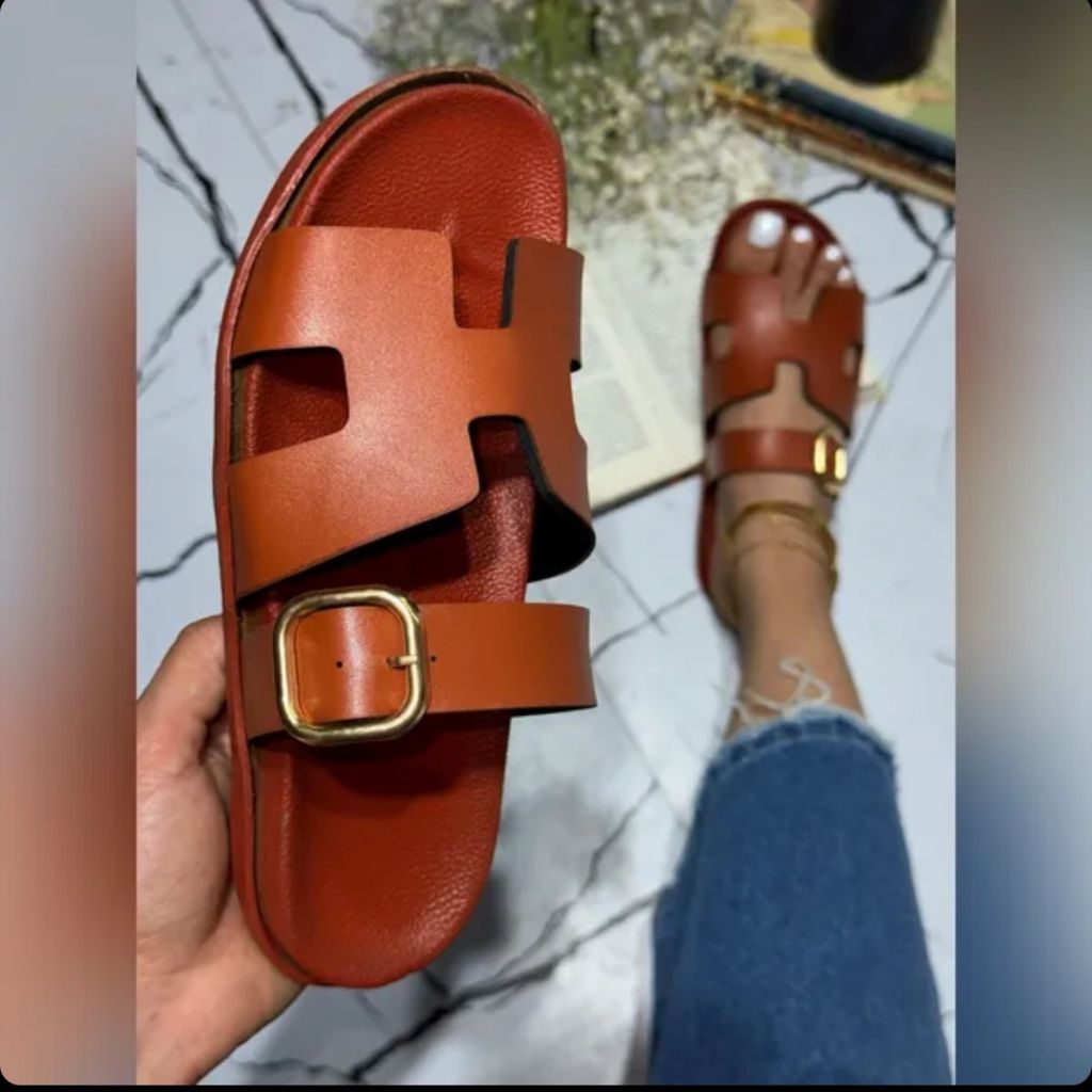 خرید انلاین صندل هرمس سگک دار کد 0129