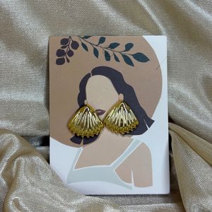 گوشواره طرح صدف