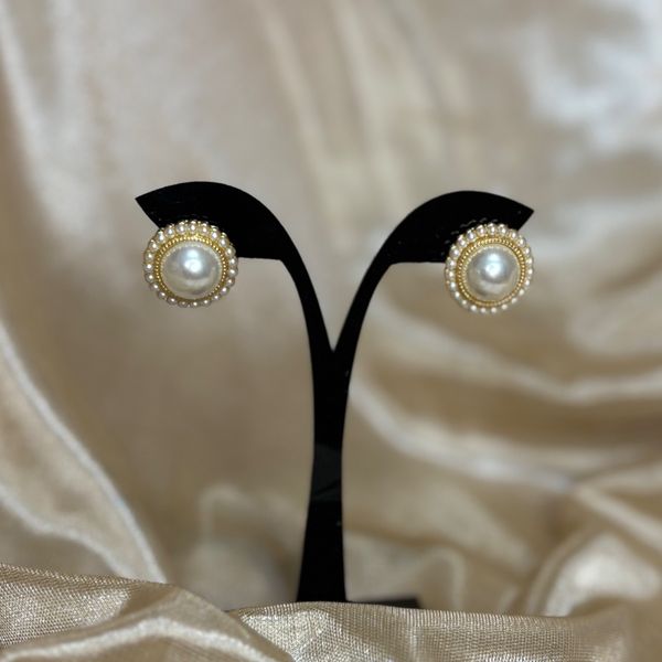 گوشواره طرح مروارید