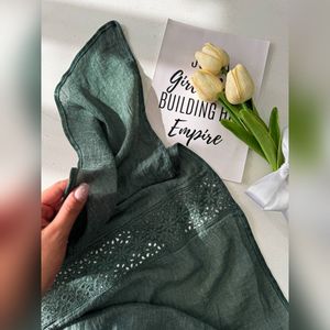 خرید اینترنتی شال مزونی سنگشور حاشیه گیپور