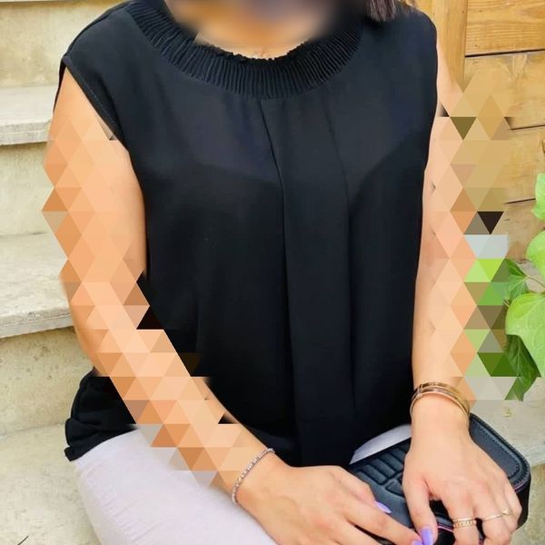تاپ حریر شیفون مجلسی