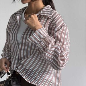 فروش اینترنتی شومیز راه راه 2 تیکه کد 220692