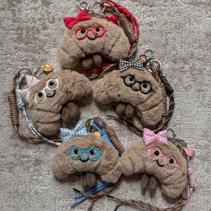 چارم بگ آویز کیف کروسان چارم بگ سگ چارم کیف