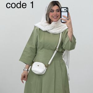 مشخصات پیراهن لینن مدل ساجده