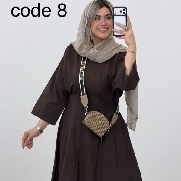 پیراهن لینن مدل ساجده
